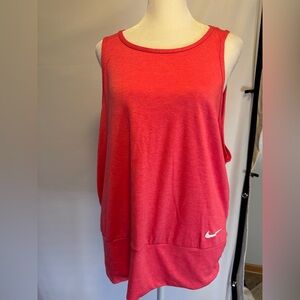Nike dri-fit pink athletic tank, XL excellent condition, double tank strap back